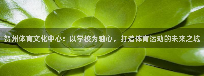 MK体育官网下载招商电话:贺州体育文化中心:以学校为轴心,打